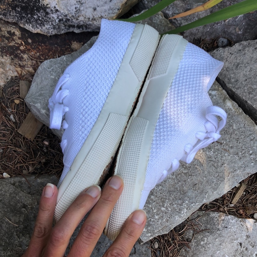 Superga 2750 White “Flyknit” Style Sneakers-Euro Sz 39 - Picture 17 of 17